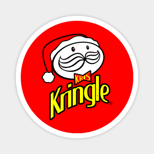 Kris Kringle Santa Claus Inspired Christmas Logo Parody Magnet